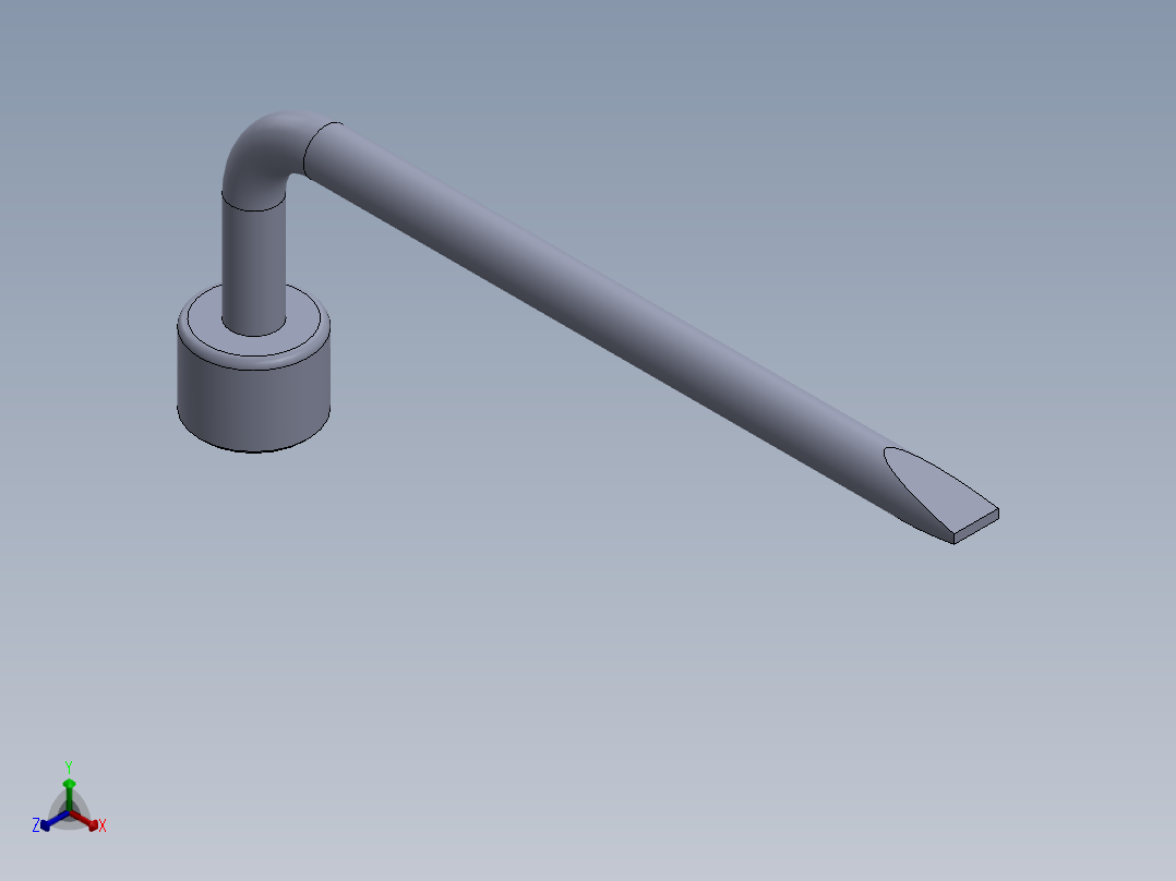 套筒扳手--6--sw正等轴测图