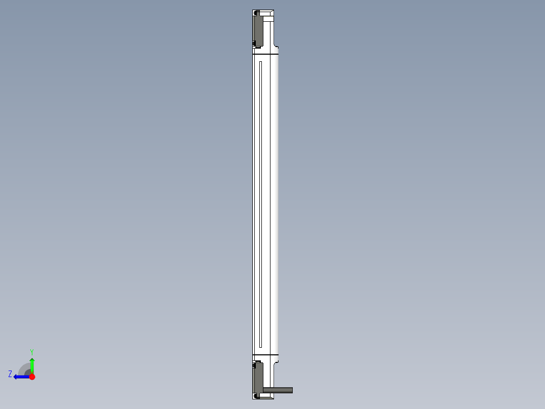 基恩士SL-V10L_T_kc图纸模型右视图
