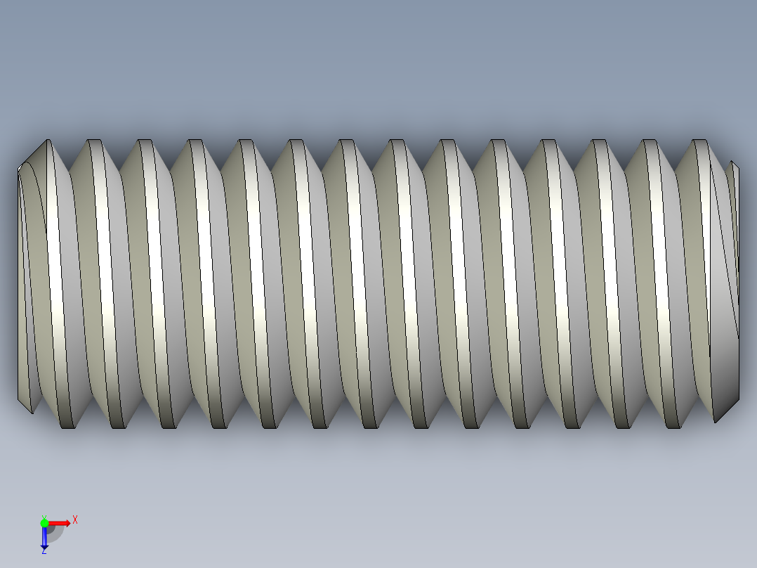 DIN 913-ISO 4026 固定螺钉-M4 L=10.STEP俯视图
