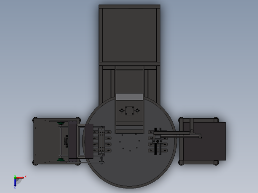 29自动转盘高频吸塑包装机俯视缩略图