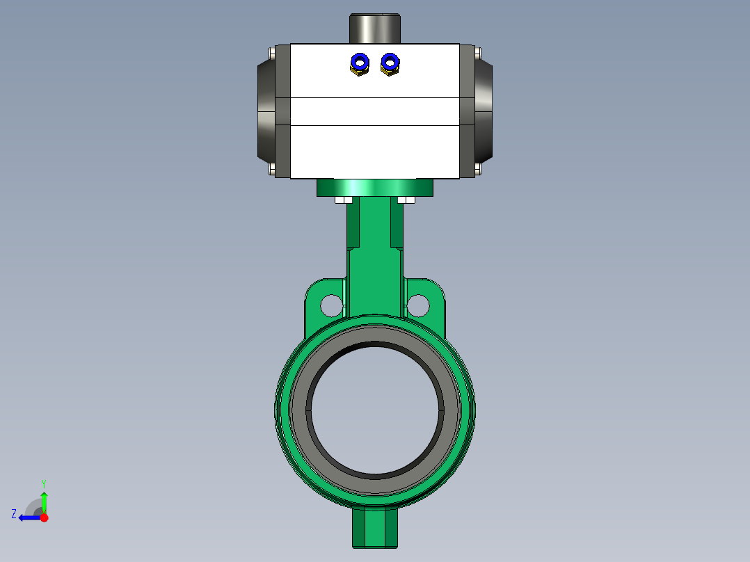 阀门模型-DN80____右视图