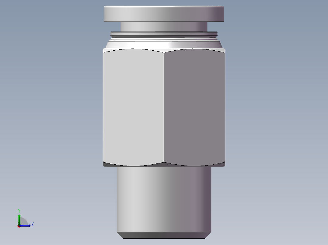 螺纹直通APC10-02（2分10厘）左视图