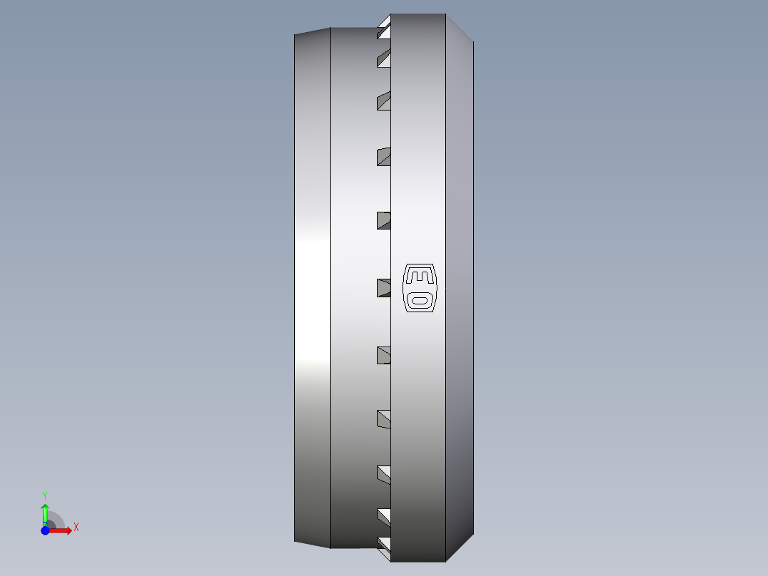 卡套式工业通用硬管接头Progressive_stop_ring_PSR35LX前视图