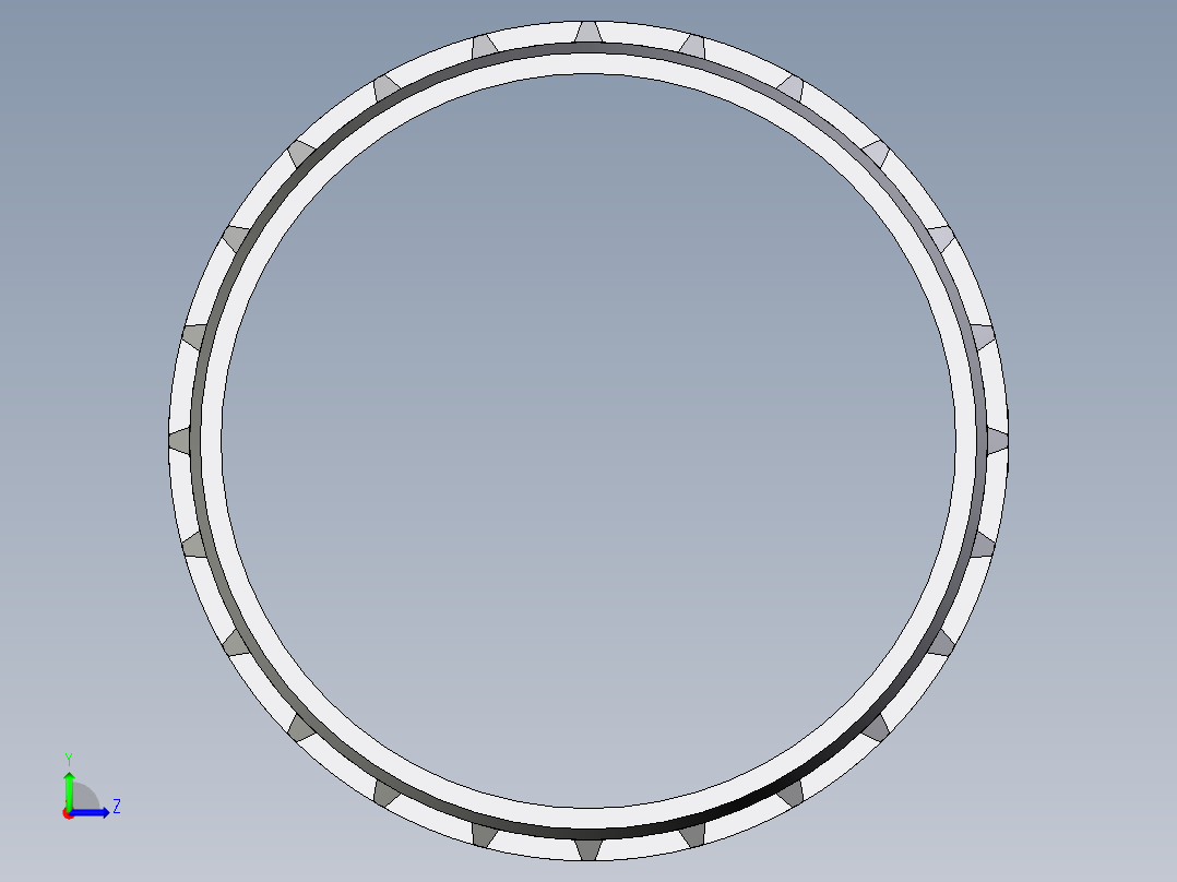 卡套式工业通用硬管接头Progressive_stop_ring_PSR35LX左视图