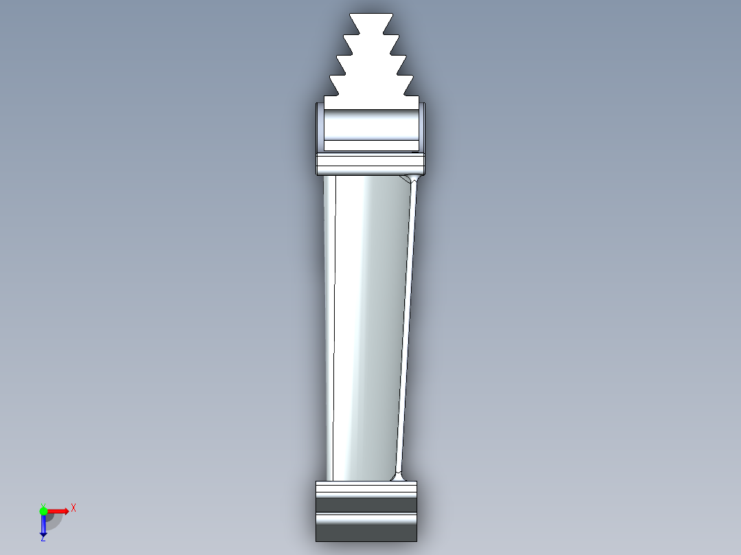 涡轮 叶片 涡扇 (41)俯视图