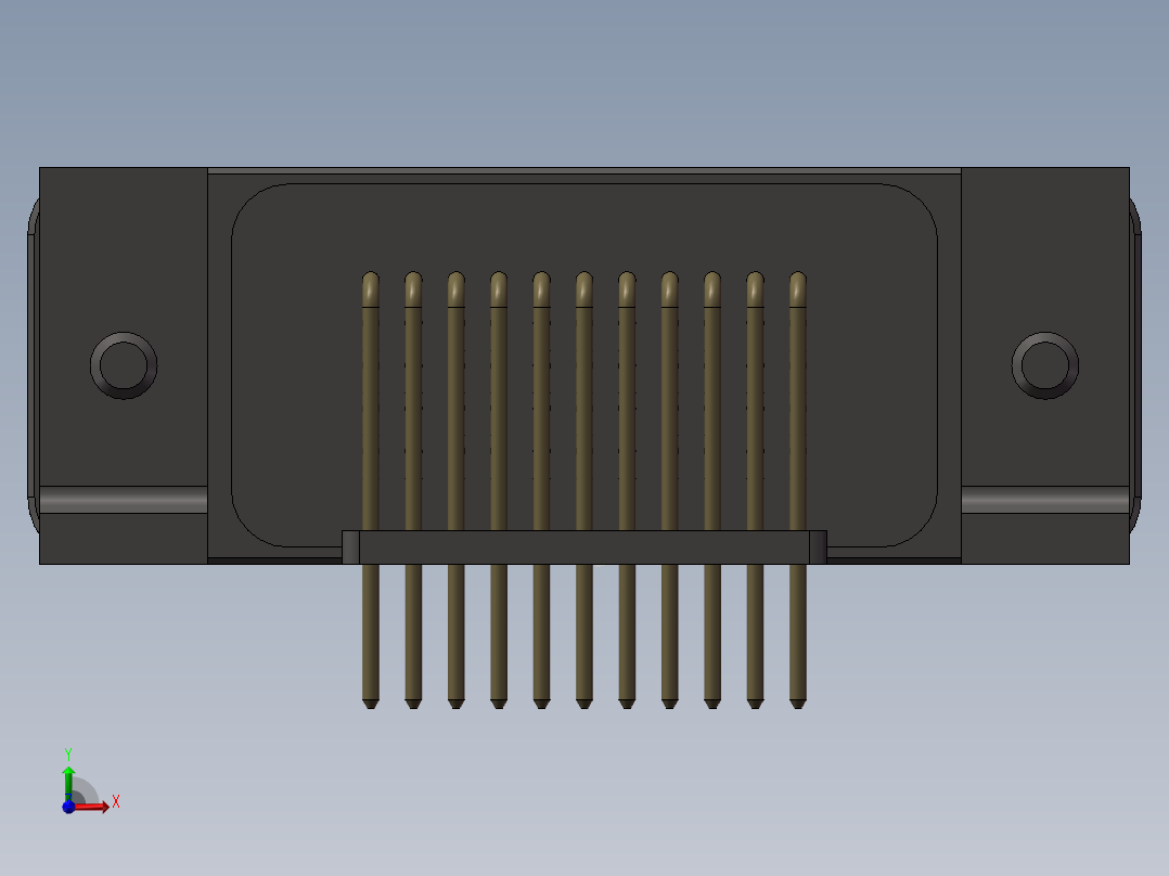 J30J连接器合集前视图