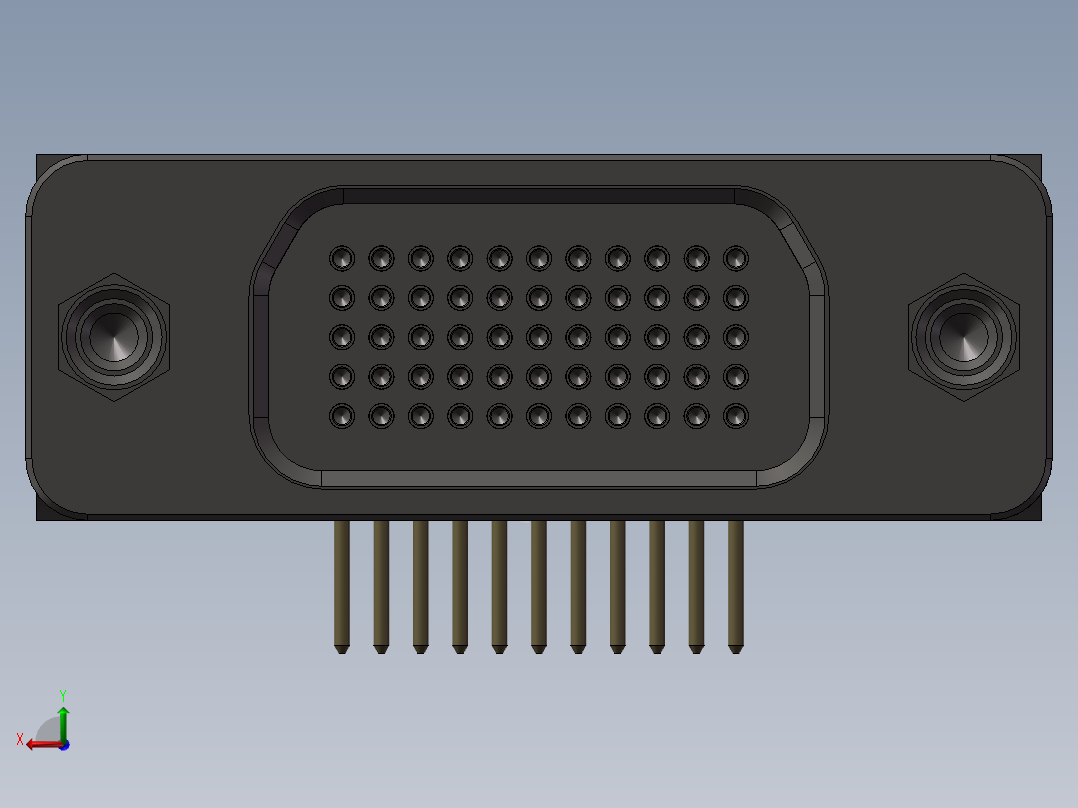 J30J连接器合集后视图