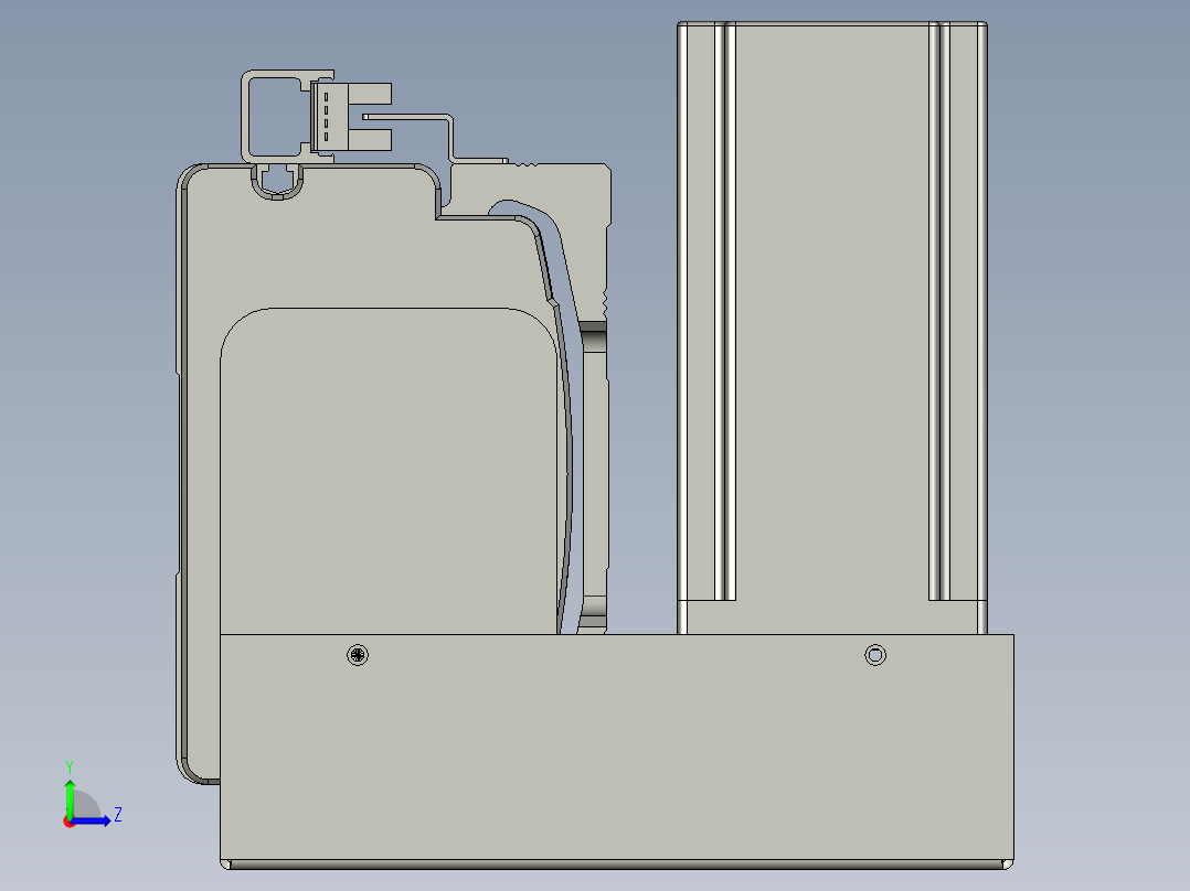 威洛博VBF12-S800-BLU左视图