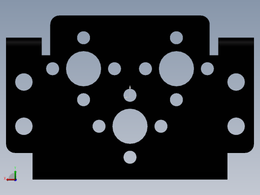 996R舵机支架后视缩略图