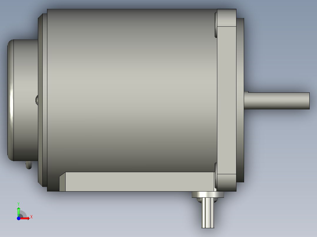 M61X3SV4LS微型齿轮调速马达前视图
