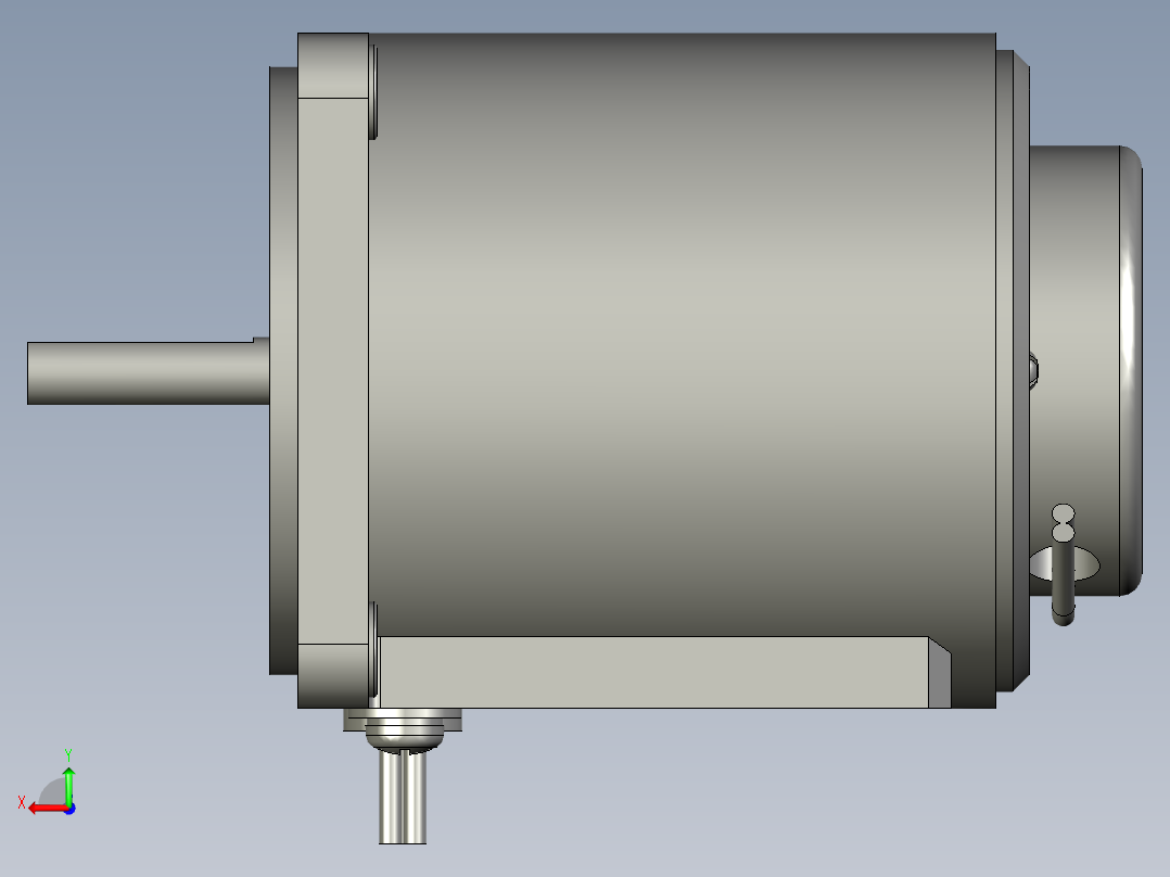M61X3SV4LS微型齿轮调速马达后视图