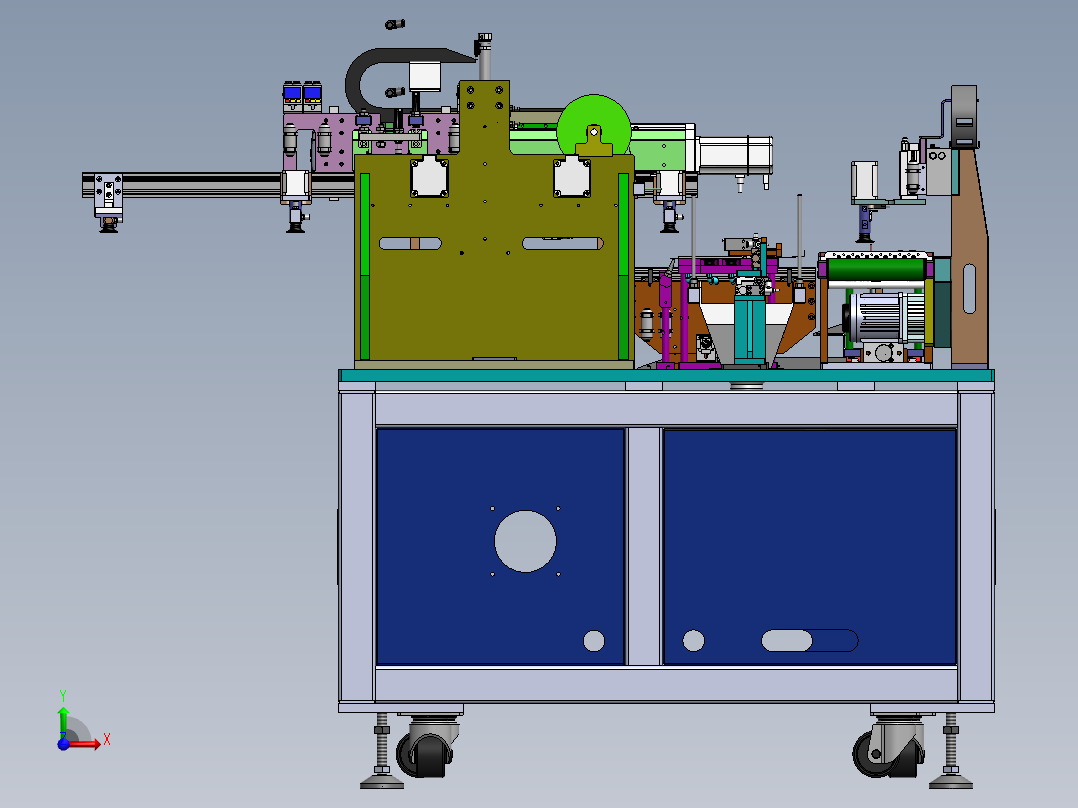 撕膜贴和高温胶纸机sw12可编辑前视图