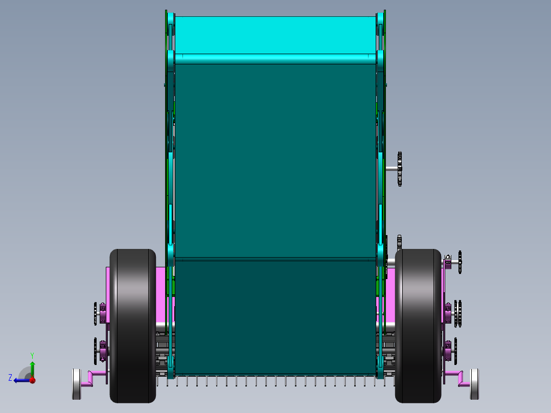 1打捆机模型右视图