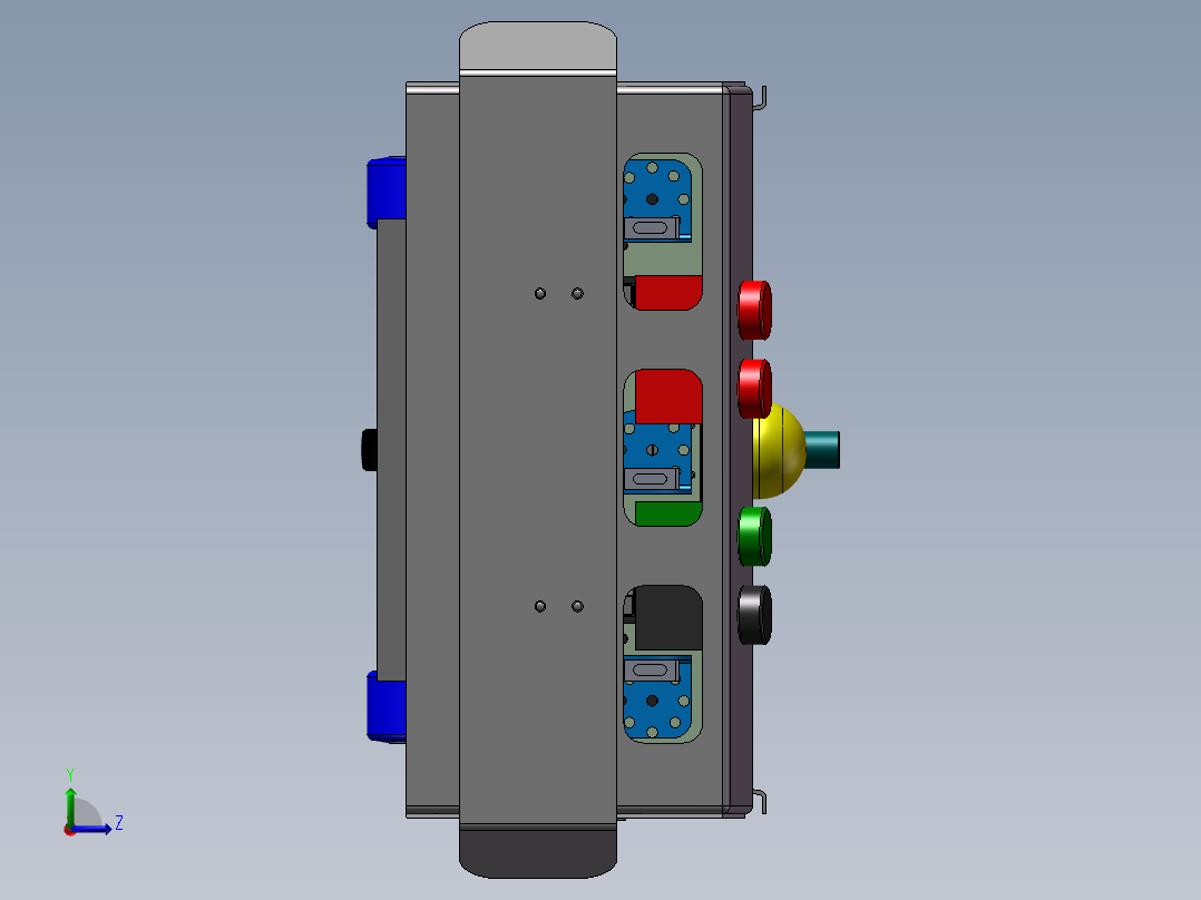 Antius ITMS AGV智能小车左视图