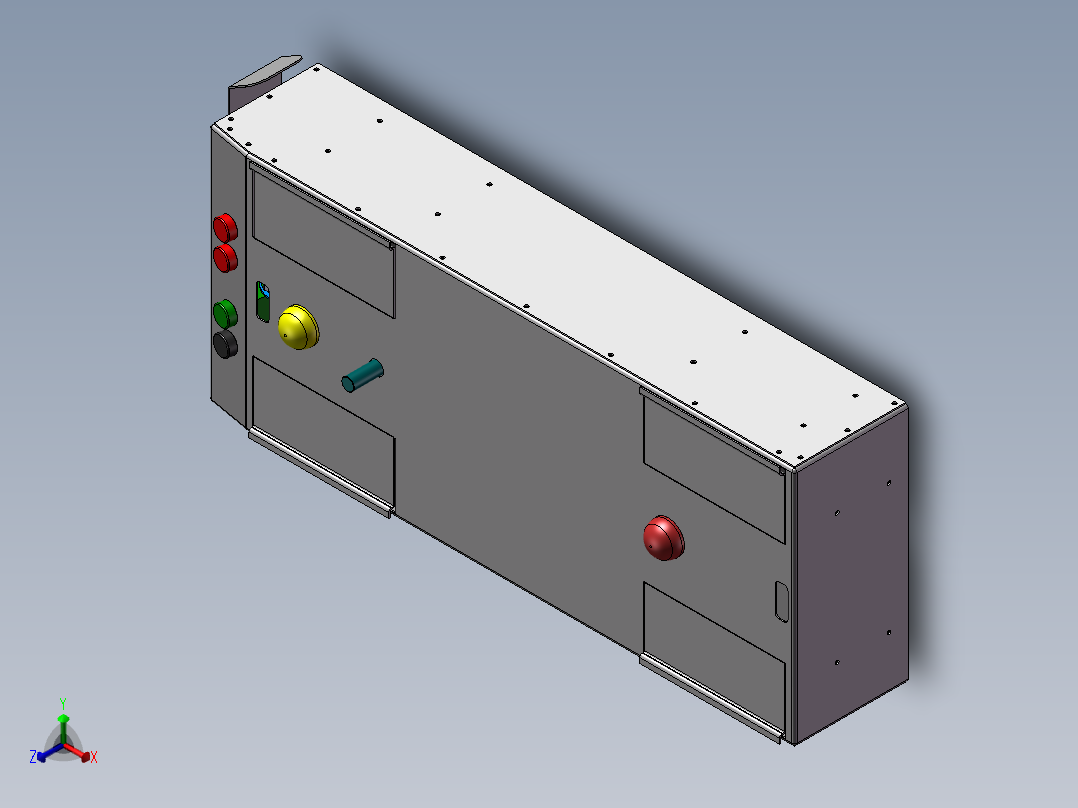 Antius ITMS AGV智能小车正等轴测图