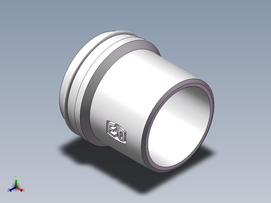90度焊接接头、SKA42X3正等轴测图