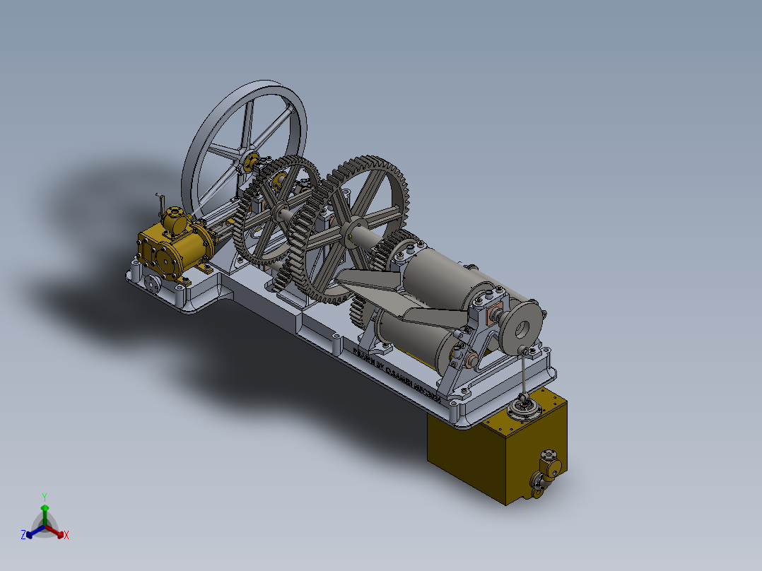 榨汁机(18)正等轴测图