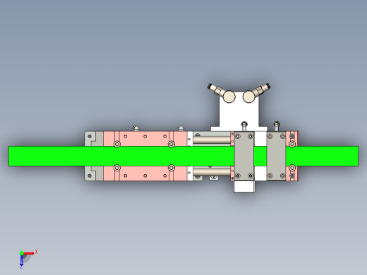 A2004792-气动给料机工作纸条送纸器俯视缩略图