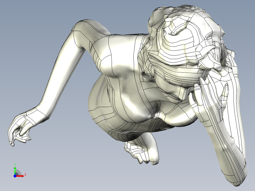 人体模型(111)前视图