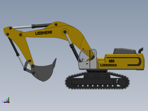 20.利勃海尔R980挖掘机右视缩略图