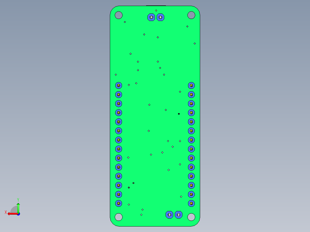 A0003546-MBUS (meterbus) 主扩展板，适用于Arduino MKR板后视图