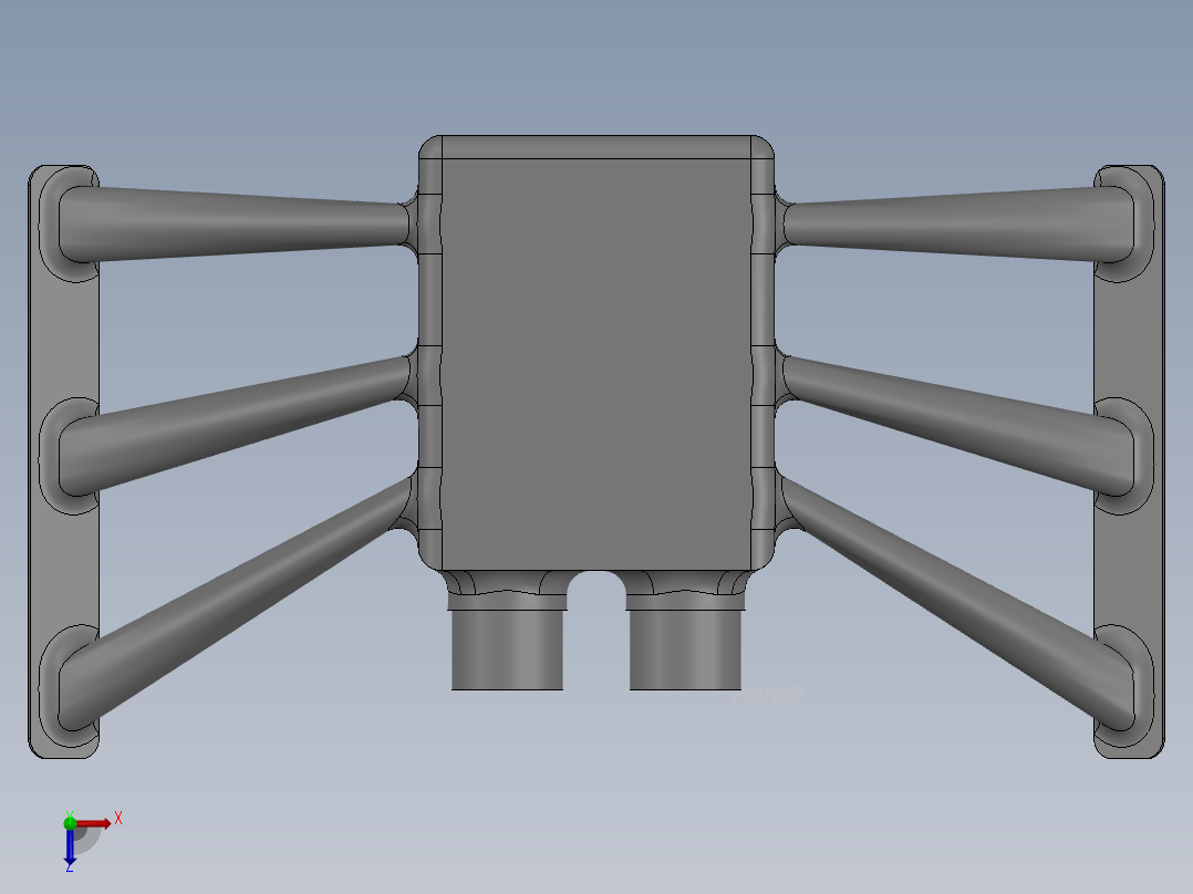 V-6 双涡轮进气歧管