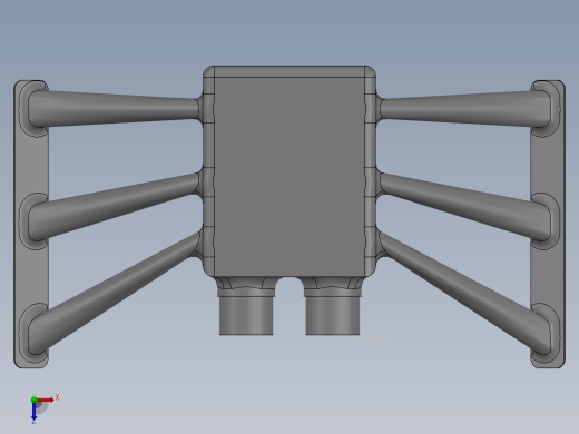 V-6 双涡轮进气歧管