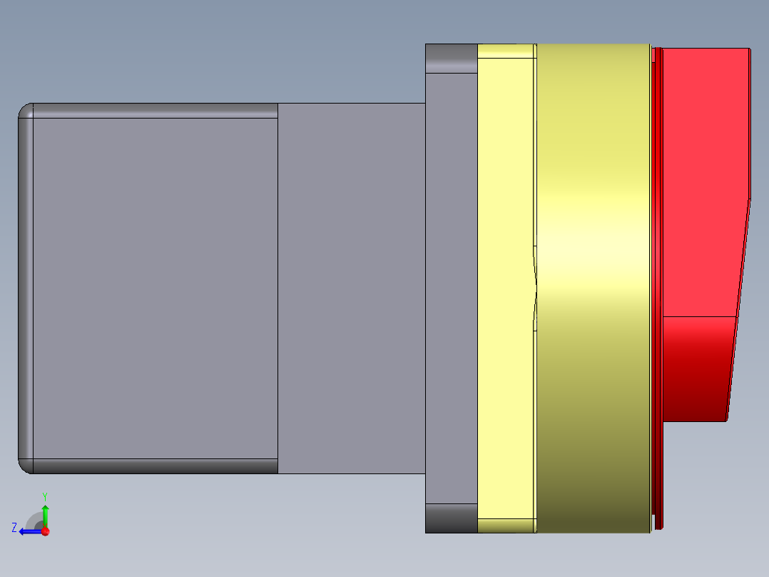 负载断路开关组合开关GLD-11-40(04)-V21右视图