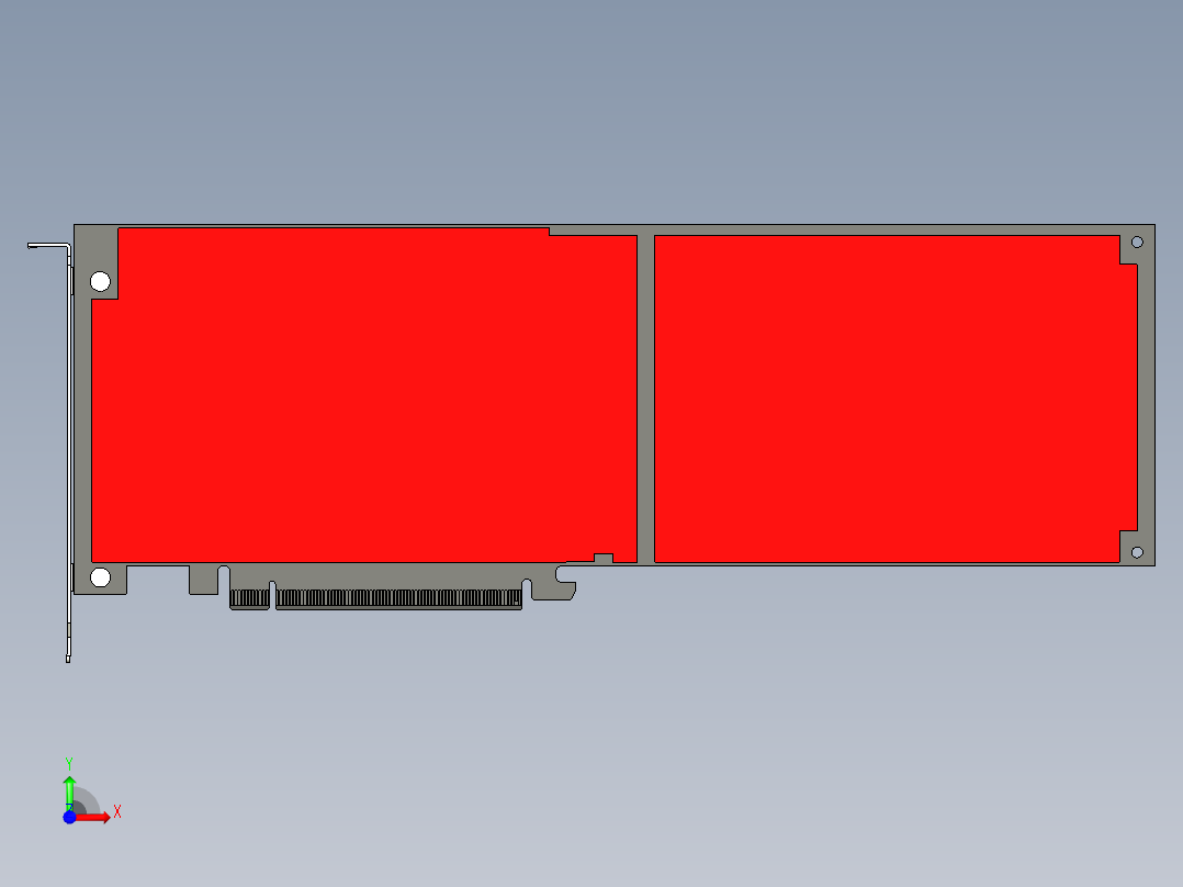ci e附加卡100 gpu 11前视图