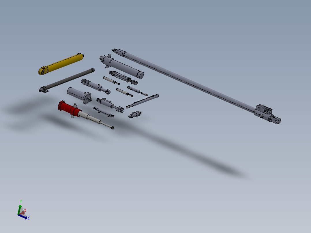 液压缸--1650203--50主视图