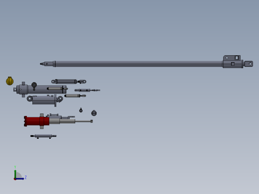 液压缸--1650203--50左视缩略图