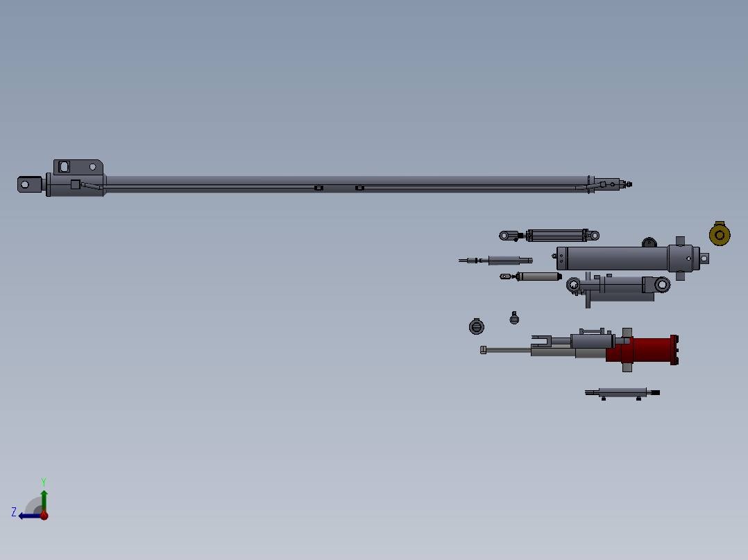 液压缸--1650203--50右视图