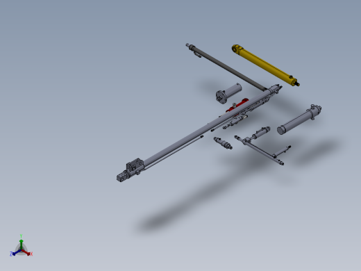 液压缸--1650203--50正等轴测缩略图