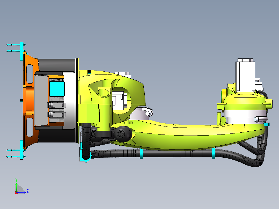 kr 470-2pa机器人左视图