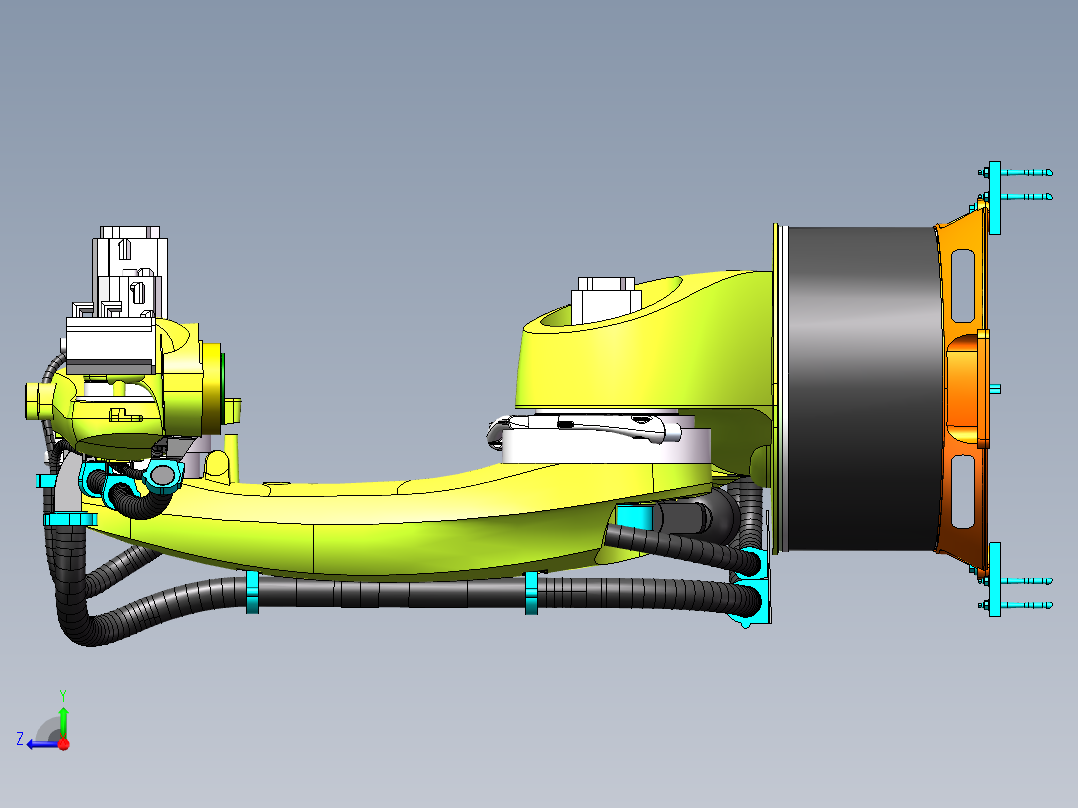 kr 470-2pa机器人右视图