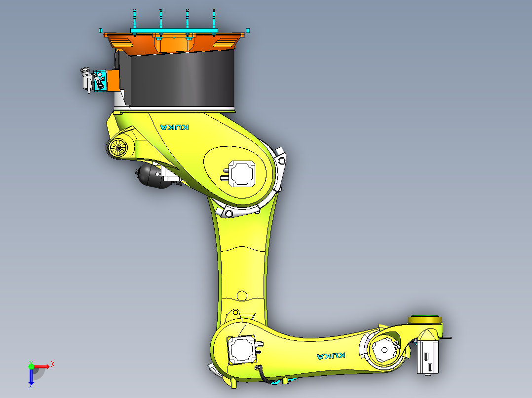 kr 470-2pa机器人俯视图