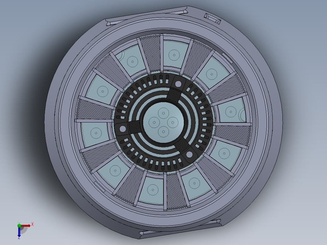 钢铁侠电弧反应堆俯视图