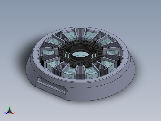钢铁侠电弧反应堆正等轴测缩略图