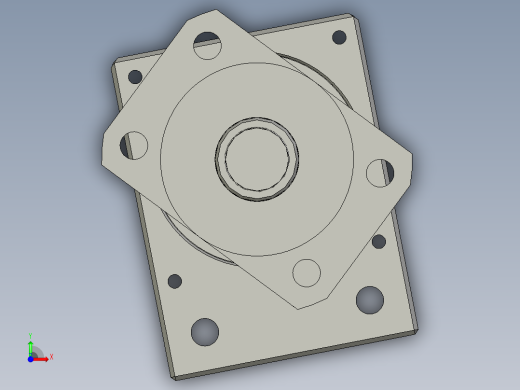 大铝件贴片装置前后丝杆组前视缩略图