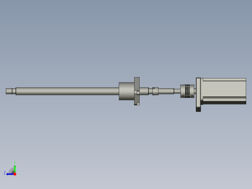 大铝件贴片装置前后丝杆组右视缩略图