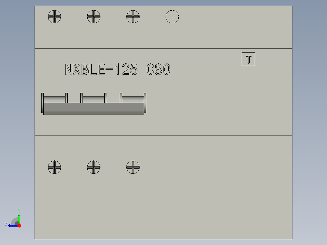 NXBLE-125C80右视图