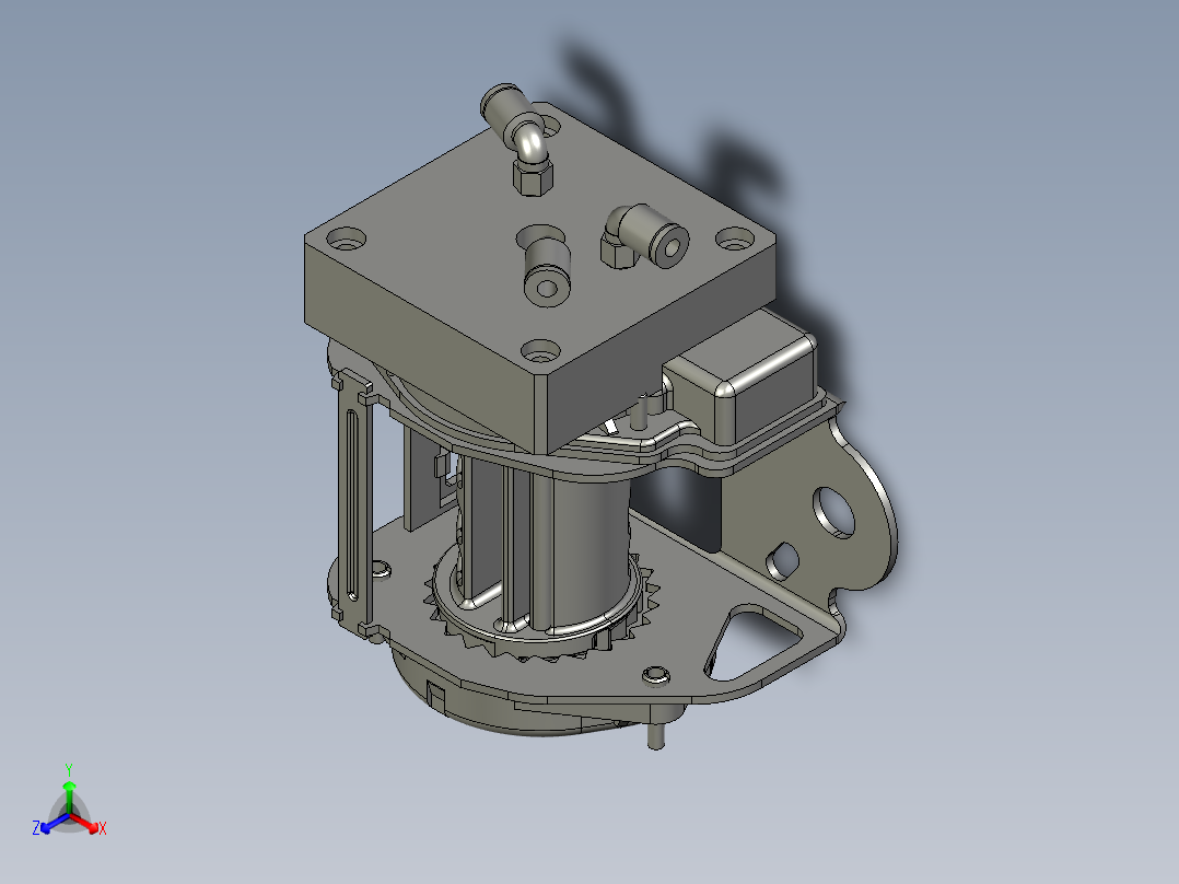 IDK80040CA700A-下料吸头装置主视图