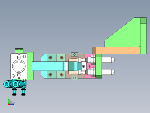 90度抓取放料移栽机构左视缩略图
