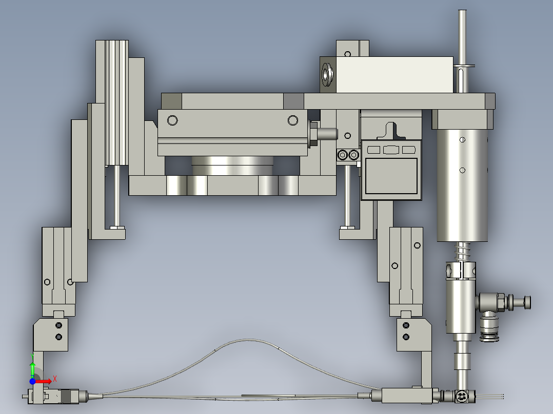 A01-40-00-下料夹具组件前视图