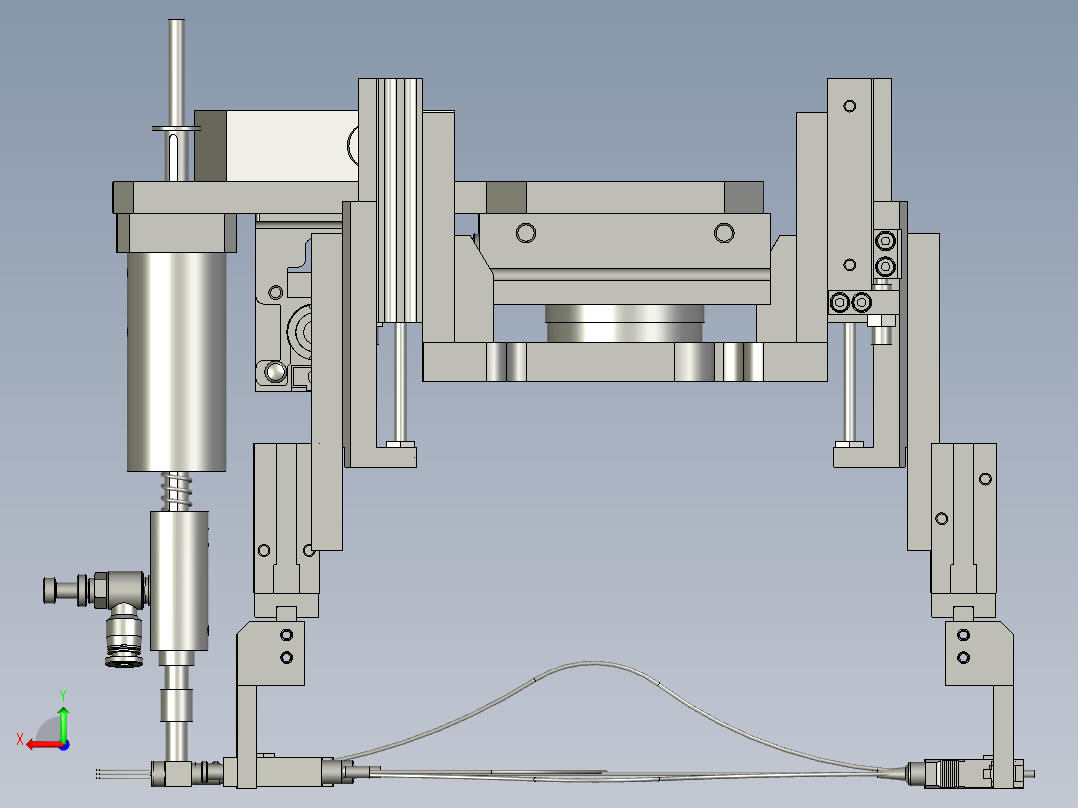 A01-40-00-下料夹具组件后视图