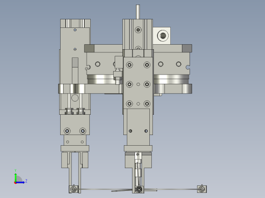 A01-40-00-下料夹具组件左视缩略图