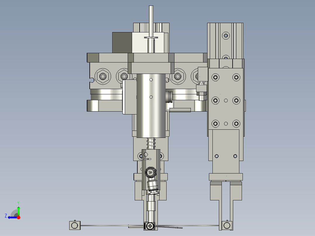 A01-40-00-下料夹具组件右视图