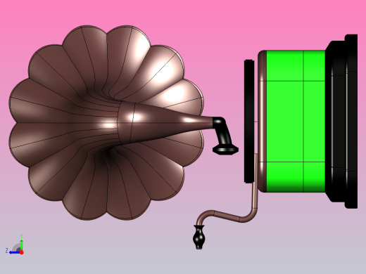 留声机右视缩略图