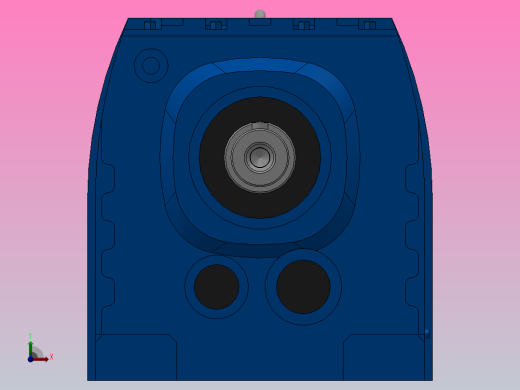 R47底脚轴伸式安装斜齿轮减速机R47-Y0.18-4P-76.23-M1-0°前视缩略图