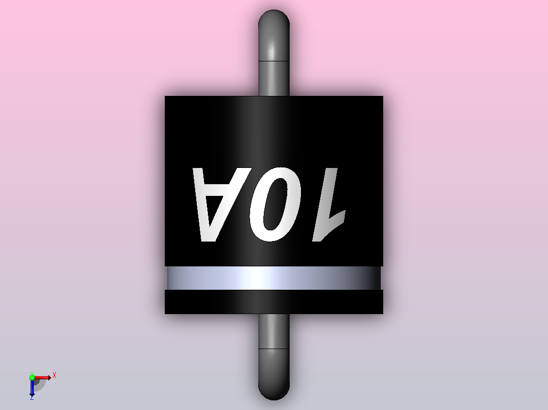 10A肖特基二极管L15mm.SLDPRT俯视图